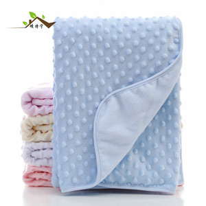 Manta de Bebé Súper Suave al por Mayor 2025, 100% Poliéster Minky Dot para <span class=keywords><strong>Cama</strong></span> de Lana, Invierno, Recién Nacidos, Niños, Textil para el Hogar <span class=keywords><strong>con</strong></span> Diseño a Cuadros - Product Image 3
