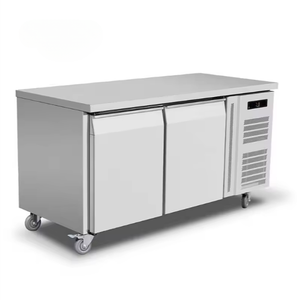 Frigorifero Commerciale da Sottobanco in Acciaio Inox 304 a <span class=keywords><strong>Doppia</strong></span> <span class=keywords><strong>Porta</strong></span> ad Alta Efficienza Energetica - Product Image 1