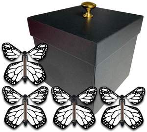 Personalizable DIY Explosión <span class=keywords><strong>Confeti</strong></span> Jump Pop-up Cube Cards Box Diseñado en fábrica en relieve Flor Mariposa Materiales reciclados - Product Image 4