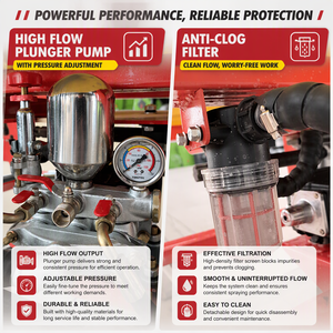 Atomizzatore Agricolo a Tre Punti per Trattore <span class=keywords><strong>Spagnolo</strong></span> Italiano 300L, Adatto per Ulivi, Agrumi e Pera con Certificazione CE, Atomizzazione Pneumatica - Product Image 2