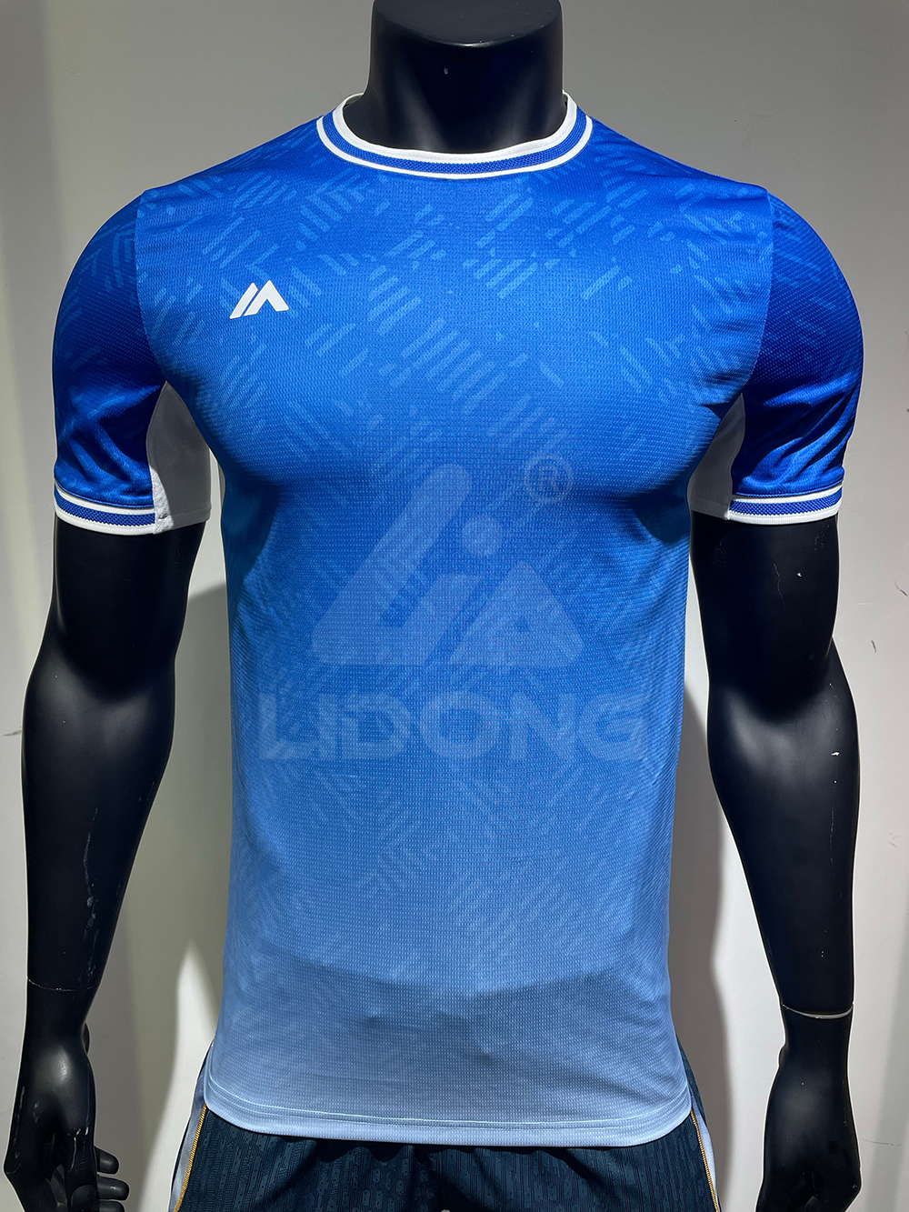 Maglia da calcio personalizzata blu