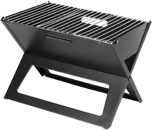 Mini barbecue pour ordinateur portable, barbecue instantané, pliable et facile à transporter, gril à charbon