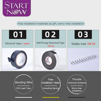 Tabung Laser Medis CO2 Startnow 55W 950mm Khusus untuk Industri Kecantikan Medis Ginekologi, Pipa Kaca Diameter 50mm Lampu