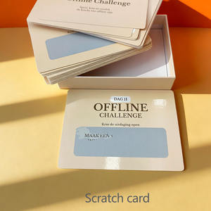 Jeu de cartes à gratter personnalisées Ciel et Terre pour des défis thématiques et des chemins de croissance personnelle - Product Image 3