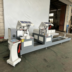 Machine de découpe d'aluminium CNC à double tête haute précision, équipement de découpe à 45 et 90 degrés pour profilés aluminium de fenêtres et portes - Product Image 1