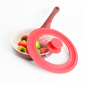 Couvercles universels pour casseroles Hyri, qualité alimentaire, multi-tailles, en silicone et verre trempé, pour casseroles et poêles - Product Image 2