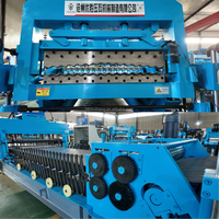 Máquina Formadora de Rollos de Lámina Corrugada para Silo de Granos, para Techos, Galvanizada, de Plegado en Frío, Automática, con Motor Hidráulico