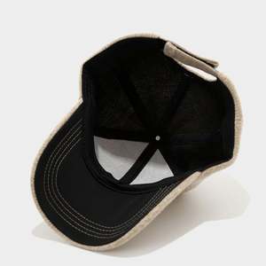 Gorro de Béisbol Tejido de Color Sólido para Invierno 2025, Unisex, Moderno, Cálido, Informal, Deportivo, con Diseño Metálico de Nieve - Product Image 4