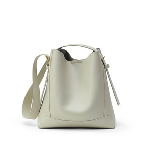 Sac panier en cuir véritable, tendance et élégant, sac à bandoulière pour femme - Product Image 1