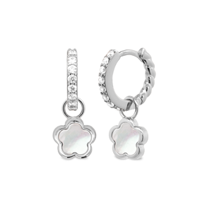 Pearl Fashion <strong>Jewellery</strong> CZ Ring Pendant, Chubby <strong>Mum</strong> Pearl <strong>Jewellery</strong>, 925 Sterling Silver Gold-Plated Earrings - Product Image 2