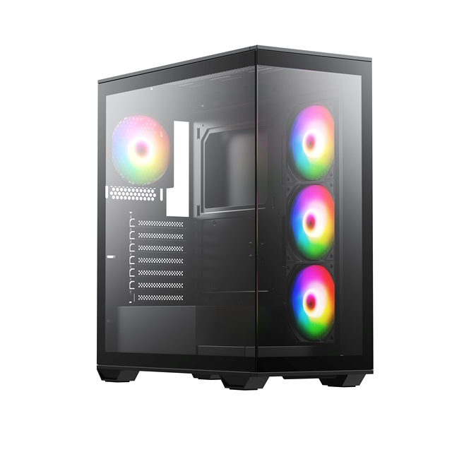 New Design Gaming Pc Case Tower Atx Argb Fans Water Cooling Gaming Computer Case