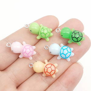 จี้เต่าน่ารักทำจากเรซิ่นสำหรับทำเครื่องประดับ DIY ต่างหู สร้อยคอ สร้อยข้อมือ พวงกุญแจทำมือ อุปกรณ์เสริม - Product Image 5