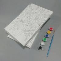 Lukisan Minyak DIY dengan Angka untuk Anak-Anak - Ukuran & Warna Dapat Disesuaikan, Set Seni Dekorasi Rumah Bentuk Persegi Panjang oleh Tercel Art