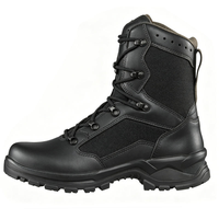 Bottes de combat tactiques d'hiver en cuir suédé marron SFB26 à tige haute pour la chasse, la moto, la randonnée en extérieur et le désert