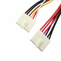 Kabel Terminal Crimp 6.3mm 250 untuk PC Industri dengan Konektor Custom Mini-Fit Jr MX 4.2mm 20P Female ke P8 P9
