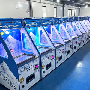 เครื่องเล่นเกม Avalanche Coin Pusher คุณภาพสูง กระจกนิรภัย 6 มม. พร้อมเครื่องรับเงินในตัว ปรับแต่งถาดใส่เหรียญ ความเร็ว และเสียง<span class=keywords><strong>เพลง</strong></span>ได้ - Product Image 3