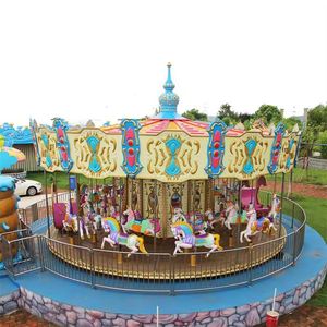 Équipement de parc d'attractions, grands carrousels à chevaux en bois/fibre de verre pour enfants et adultes, utilisation à domicile, à vendre - Product Image 6