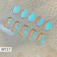Ongles Aurora personnalisables bricolage presse sur ongles miroir poudre manucure paillettes frottage poussière