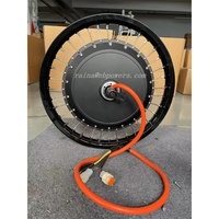 QS273 V3 72V8000w High Speed 3.5T Motorcycle Hub Motor Electric Bike Conversion Kit 17 18 19 21inch