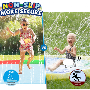 OEM 13FT PVC <b>Large</b> Splash Pad Children Play <b>Mat</b> Non Slip Heavy Duty Outdoor Backyard Summer Fun Pool Toy - Product Image 6