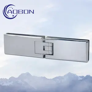 Frameless Glass Heavy Duty Adjustable Brass Glass Door Hinge Shower Hinges Glass Brass Shower Hinge