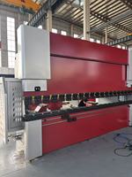 Presse plieuse hydraulique électrique à double servo commande 170 tonnes 6+1 axes automatique pour tôles avec moteur 16KW