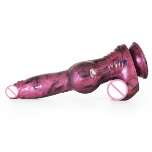 Factory Price Dog Knot Big <b>Dildo</b> With Suction Cup Vagina Massager Realistic Animal Penis Dog Knot <b>Dildo</b> Sex Toy - Product Image 4