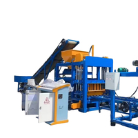 Machine de fabrication de blocs de pavé entièrement automatique QT6-15 à petite échelle pour cendres volantes, technologie vibratoire, 220V, haute productivité