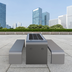 รุ่นขายดีพร้อมที่ชาร์จไร้สาย USB & Type-C ระบบพลังงานแสงอาทิตย์ใช้ในสวนกลางแจ้งอาคารสาธารณะพลังงานแสงอาทิตย์ราคาถูก2303สวนโลหะ2303เมตร - Product Image 5