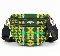 Sac bandoulière en forme de coquille pour sororité, design élégant avec lettres grecques, sac coquille unisexe, sac bandoulière d'extérieur