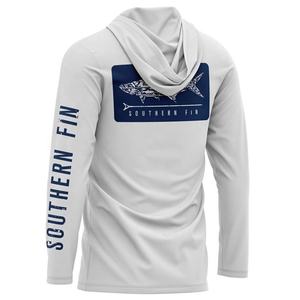 เสื้อตกปลาแขนยาวประสิทธิภาพสูง ป้องกันแสงแดด UPF50+ เสื้อฮู้ดตกปลา แห้งเร็ว ระบายอากาศดี จำเป็นสำหรับนักตกปลา - Product Image 2