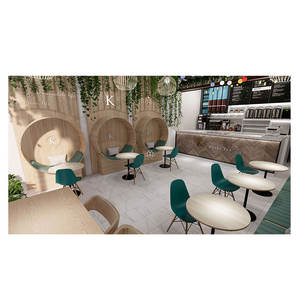 Finitions industrielles mais modernes, café, pains Croissants, pâtes fraîches, Design de boulangerie, restauration rapide, Design de magasin - Product Image 1