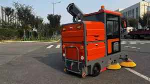 High Quality Cheap Electric Cleaning Car Sweeper Machine Ride On Road Sweeper Street Sweeper