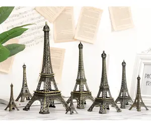 Torre eiffel, venda quente de alta qualidade, casa, decoração, modelo, presente, metal, liga de zinco, europa, metal, estatuetas, cacto, gravação, venda imperdível