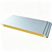 Panel Sandwich Rock Wool Kekuatan Tinggi Kedap Suara Anti Korosi Panel Konstruksi Prefab