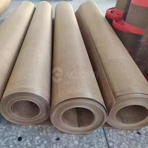 Hittebestendige <span class=keywords><strong>Ptfe</strong></span> <span class=keywords><strong>Mesh</strong></span> Transportband Voor Hoge Temperatuur Voedselverwerking & Bakken Industrie Toepassingen <span class=keywords><strong>Ptfe</strong></span> <span class=keywords><strong>Mesh</strong></span> Band - Product Image 2