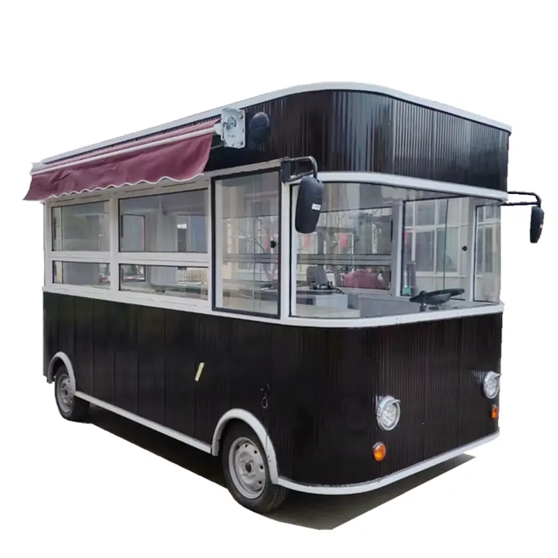 Hot selling electric mobile street food cart electric coffee kiosk food trailer mobile chinese food truck