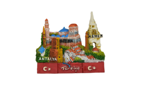 Turquía turismo nacional recuerdo resina nevera imán artesanía producto bandera turca creativo personalizado al por mayor - Product Image 6