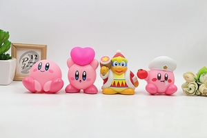 <span class=keywords><strong>Figura</strong></span> de acción de vinilo rosa de <span class=keywords><strong>Kirby</strong></span>, modelo de juguete de anime, adorno de dibujos animados lindo y kawaii, venta al por mayor - Product Image 6