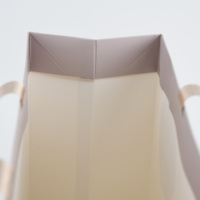 Sacs de shopping en papier kraft personnalisés réutilisables avec impression offset, sacs de luxe recyclables pour chaussures et vêtements