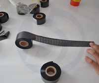 Noir blanc or argent 25mm 30mm 35mm 100M ruban de timbre pour emballage alimentaire congélateur machine de codage ruban chaud
