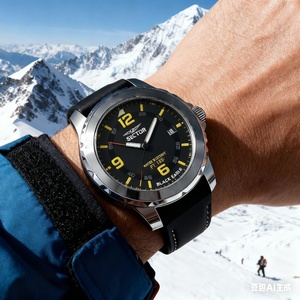 Chất lượng cao thể thao nam Thạch anh đồng hồ sang trọng Silicone Đồng hồ chống thấm nước sáng của nam giới đồng hồ - Product Image 6