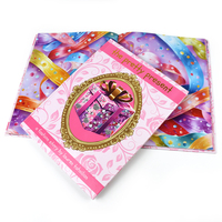 Impression personnalisée de livres d'images pour enfants avec couverture rigide, papier d'art couleur, livre d'histoires pour enfants relié avec logo personnalisé