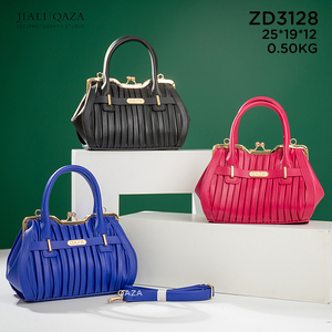 Jiali QAZA Luxury Women's Shoulder Bags High Quality PU Leather Diamond Embroidery Custom Private Label Top Handle Main Femme - Product Image 3