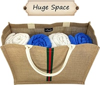 Maßgeschneiderte, Natürliche, Umweltfreundliche, Multifunktionale Gewebte Große Strandhandtasche, Designer Multifunktions-Schultertasche aus Jute, Luxuriöse Tasche