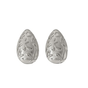 ต่างหูสตั๊ดรูปทรงหยดน้ำสแตนเลสสตีลชุบทอง 18k เหล็กไทเทเนียมสำหรับผู้หญิงแฟชั่นเครื่องประดับ TE6930-G - Product Image 5