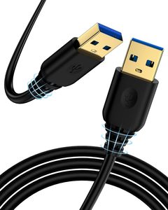 High-Speed Data Transfer <b>Cable</b> <b>USB</b> to <b>USB</b> <b>Cable</b> 6ft, Male to Male <b>USB</b> A To <b>USB</b> A - Product Image 1