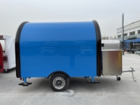 Camion de restauration rapide de remorque alimentaire la plus à la mode d'Europe avec COC/CE shanghai silang FOOD CART
