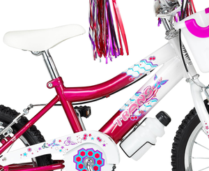 Vélo <span class=keywords><strong>BMX</strong></span> Populaire et Abordable pour Enfants, Monovitesse, <span class=keywords><strong>16</strong></span> <span class=keywords><strong>Pouces</strong></span>, Pneus Gonflables Blancs, Fourche en Acier, Roues d'Apprentissage, 5-8 Ans - Product Image 6