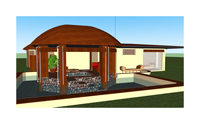 Conception 3D de plan de maison